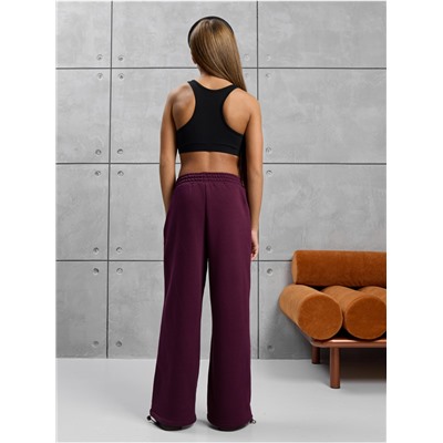 Брюки "Диагональ" Бордо  Детский