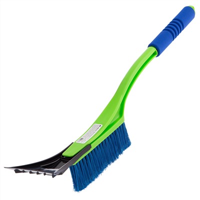 Щетка-сметка для снега со съемным скребком, мягкая рукоятка, 540 мм Сибртех