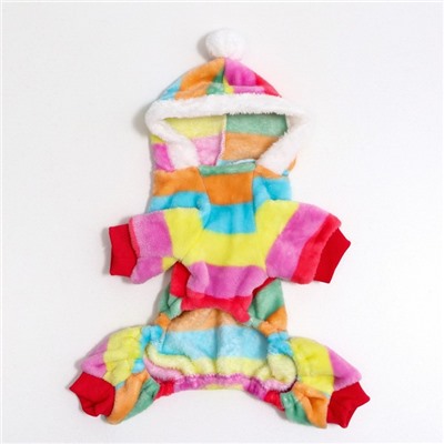 Комбинезон «Радуга» с капюшоном, размер XL (ДС 40 см, ОГ 50 см, ОШ 40 см)