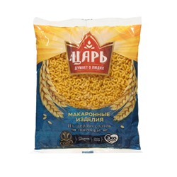 ЦАРЬ Макароны РОЖОК ГЛАДКИЙ гр.А в/с 400гр