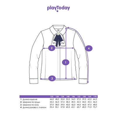 Блузка для девочки