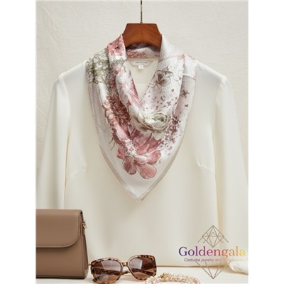 Платок из натурального шелка "Нежность прикосновения" Арт В1057/05