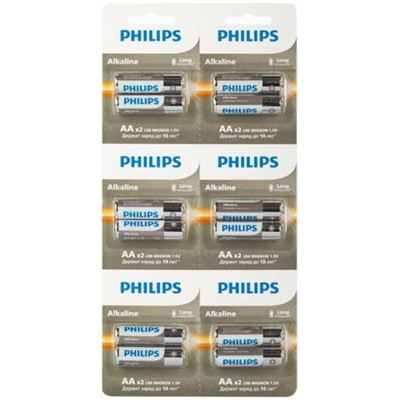 Элемент питания LR6 Philips Entry BL-12 отрывной