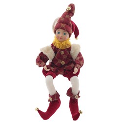 GAEM Игрушка набивная "Клоун" (муз, движ), L14 W13 H43 см (полка 23 см.)