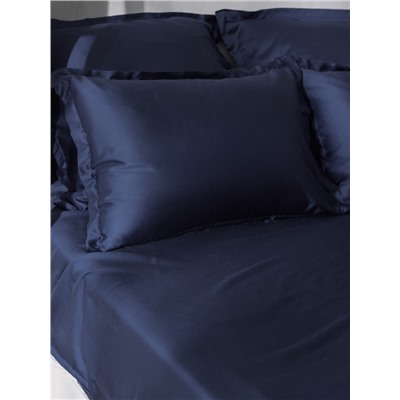 Простыня на резинке SL Home Tencel 140*200+30 см , цв. синий