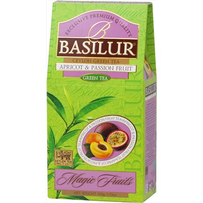 BASILUR. Волшебные фрукты. Абрикос и маракуйя 100 гр. карт.упаковка