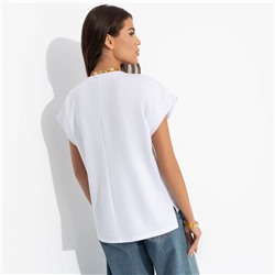 Футболка со спущенным плечом, Оттенок настроения (heart)