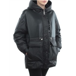 M24-211 BLACK Куртка демисезонная женская (100 гр. синтепон)