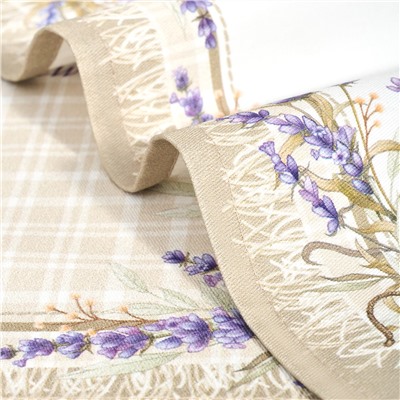 НАБОР САЛФЕТОК ИЗ 2-Х ШТ "ДУША ПРОВАНСА",40Х40СМ, 100% ХЛОПОК,БЕЖЕВЫЙ,ТВИЛ,