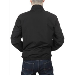 EM25057 BLACK Куртка-бомбер мужская демисезонная (100 гр. синтепон)