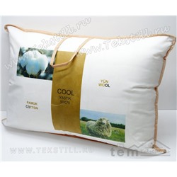 Подушка из Овечьей Шерсти и Хлопка со Съемным Чехлом 50x70 см. WOOL COTTON - ByTem