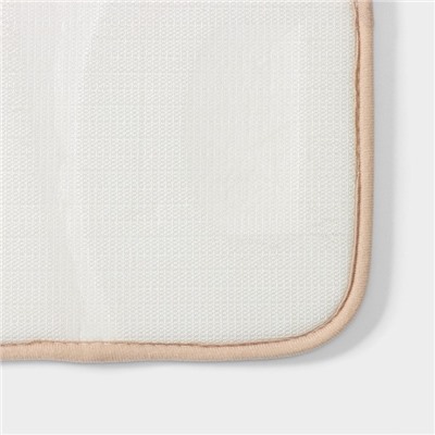 Коврик для ванной и туалета SAVANNA Bath, 50×80 см, бежевый