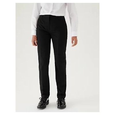 Girls' Regular Fit Skin Kind™ School Trousers (2-18 Yrs)