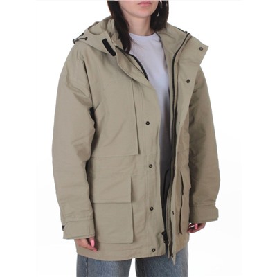 3106 GRAY Куртка демисезонная женская (100 гр. холлофайбер)