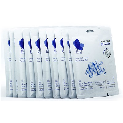 Маска + крем для лица Rosel Cosmetics Face Mask 100% Hyaluronic Acid 36 + 6 g