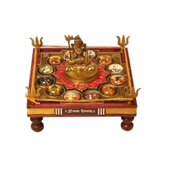 Шива Янтра Чоки 12 Джьотирлингов, 12 Jyotirling Shiva Yantra Chowki, произв. Kalyan Puja