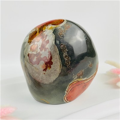 Радуга Самоцветов Полированная океаническая Яшма