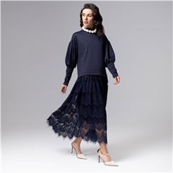 Платье комбинированное с кружевом, История в кружевах