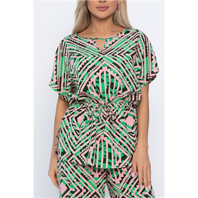 Костюм Аксиома успеха (зелено-розовый) К15337-5М