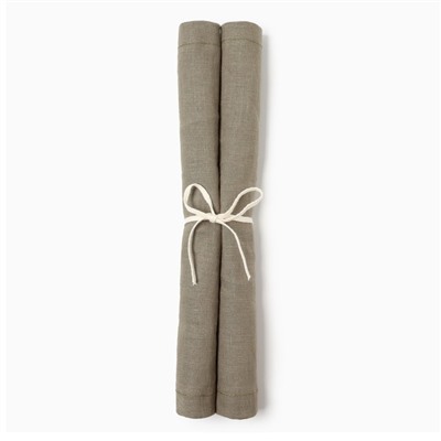 Салфетка Linen collection 30х40 см,хаки, 100% лён 170 г/м2