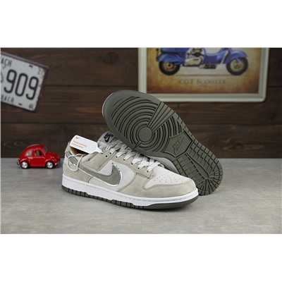 Nike Dunk Low Retro из натуральной замши и кожи
