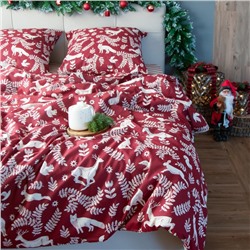 Постельное бельё "Этель" евро Christmas time 200х217 см, 220х240 см, 70х70 см - 2 штуки