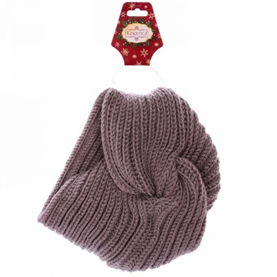 Повязка на голову теплая "Winter Turban", микс 6 цветов, 22*19см (Подвес Кокетка - Зима)