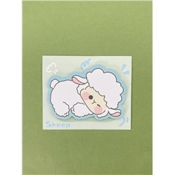 Блок стикер для записей "Sheep dreaming", blue
