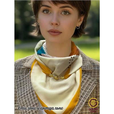 Платок на шею с украшением Артикул 2455/16