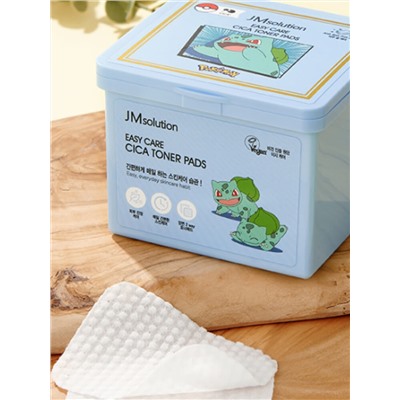 JMsolution Успокаивающие тонер-пэды с экстрактом центеллы / Easy Care Cica Toner Pads, 70 шт.