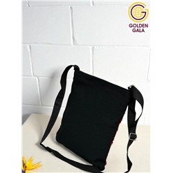 Сумка-планшет с пайетками на длинной ручке 22,5х27,5  см