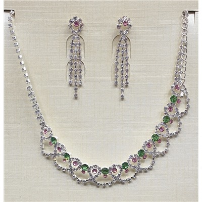 Комплект украшений Jewelry 011, серебро