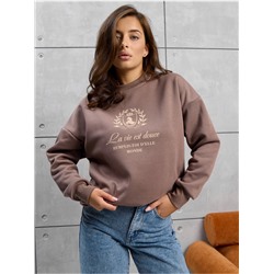 Свитшот "Модель" Кофе Женский