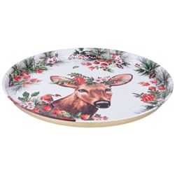 ПОДНОС СЕРВИРОВОЧНЫЙ AGNESS "ЛЕСНАЯ СКАЗКА" 33*2,1 СМ