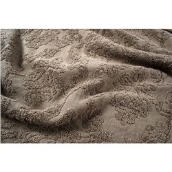 Покрывало махровое Damask коричневый