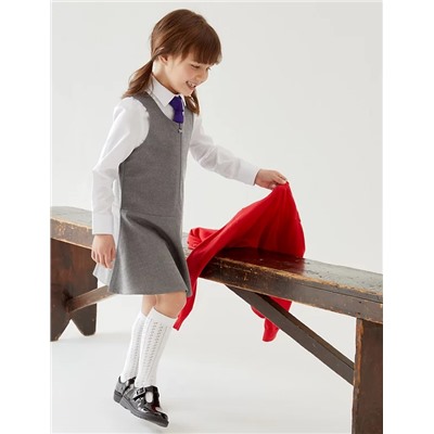 2pk Girls' Regular Skater School Pinafores (2-12 Yrs)