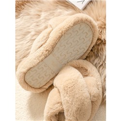 Тапочки «Cross» бежевые