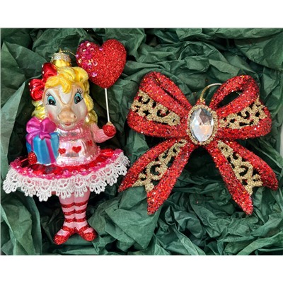 Подарочный набор "Бантики, сердечки"