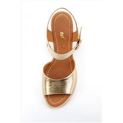 Босоножки ED'ART 6008.624'be.gold-biege R