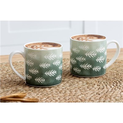 Кружка керамическая новогодняя Forest, 350 мл