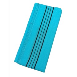 Bath Towel Мочалка-полотенце для душа с пилинг-эффектом / Basic Long Exfoliating Towel, голубой