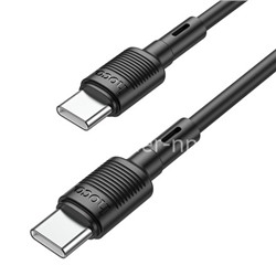 Кабель Type-C to Type-C 1.0м HOCO X83 (черный) 60W