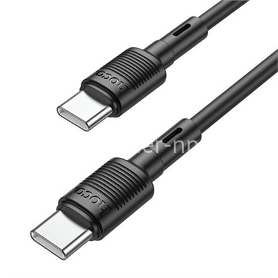Кабель Type-C to Type-C 1.0м HOCO X83 (черный) 60W
