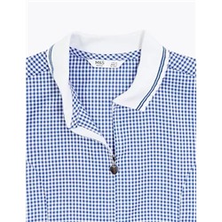 Girls' Gingham School Playsuit (2-14 Yrs)