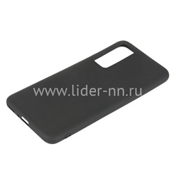 Задняя панель для Huawei Nova 7 Силикон матовый  (черная)