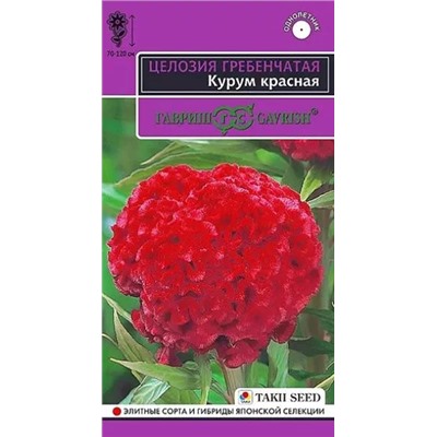 Семена Целозия гребенчатая Курум красная, арт.: 11709