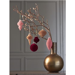 Набор ёлочных украшений Velvet mood из коллекции New Year Essential, 6 шт.