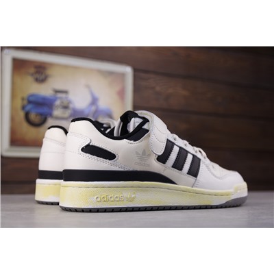Adidas forum low j из натуральной кожи