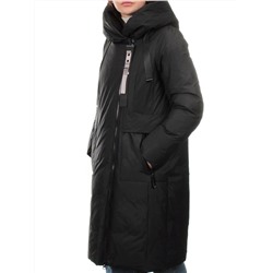 002 BLACK Пальто зимнее женское (холлофайбер 200 гр.)