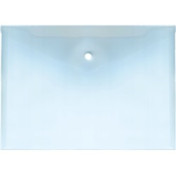 Папка-конверт на кнопке A4 "deVENTE"  180мкм прозрачная 3071405/30/Россия